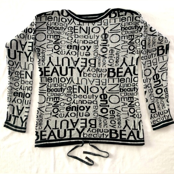 Betty Barclay Sweaters - Hot Deal💰 Betty Barclay Enjoy Beauty Text Pullover Sweater. Beautiful Sweater.